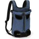 thumbnail image 1 of Mochila transportadora para perros, mochila para perros y gatos, mochila tipo riñonera para perros pequeños, medianos y grandes, para senderismo, viajes, 2,5-3,5 kg, 1 of 5