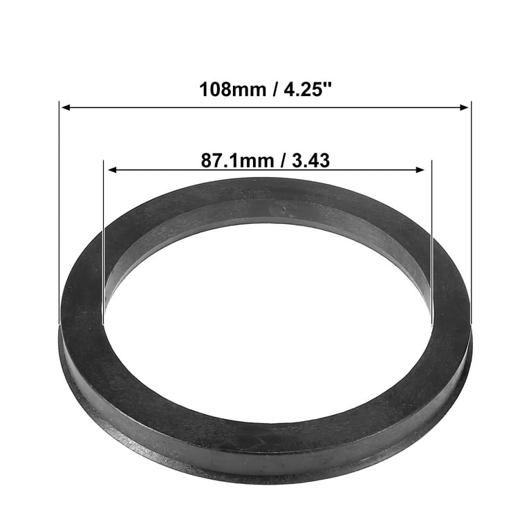 56 Mm Wheel Aluminum Hub Centric Rings 72.6mm To 65.1mm | Lug Nut Guys 2 In Hub Centric Wheel Spacers - Foto 11