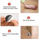 thumbnail image 3 of Yzfei Door Stops, Set of 4 Stainless Steel Door Stops and Stoppers with Rubber Bumpers, Adhesive Door Stop O[R, 3 of 5