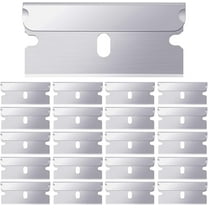 20 Pieces Single Edge Cutter Blade Industrial Razor Blades for Scraper, Safety Straight Edge Razors, Box Carton Cutter Replacement Blades, Glass and Paint Scraper Razor Blades