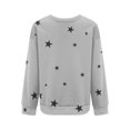 thumbnail image 5 of Bovemsi Womens Sweatshirts Solid Color Sweatshirt Tops Long Sleeves Casual Pullover Lightweight Loose Fall Fashion Outfits 2025 Clothes, 5 of 9