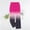 Hot Pink, variant on Women Pajamas Fleece Pajama Pants Winter Fuzzy Elastic Waist Pj Comfy Soft Fluffy Pants with Pockets Sleepwear