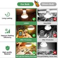 thumbnail image 7 of Reptile Heat Lamp 2 Pack, UVA Daylight Basking Spot Light, Amphibians Basking Bulbs Heat Lamps, Heat Lamp Bulbs for Reptiles, Lizard, Tortoise - 75w220v, 7 of 7