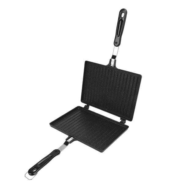 Sandwichera Manual, Doble Cara, Fácil De Usar, Amplia Aplicación, Antiadherente, Parrilla Para Estufa, Panini, Sartén Para Cocina Casera