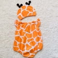 thumbnail image 4 of WEIYLL Rompers for Boys Cute Animals Pullover Sweatshirt Short Sleeve D Baby Overalls for 18-24 Months, 4 of 8