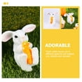 thumbnail image 3 of 20pcs Cartoon Miniature Rabbit Figurines Resin DIY Bunny Decorations for Lawn Landscape, 3 of 8