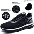 thumbnail image 5 of BEOAPT Mens Trail Running Shoes with Breathable Air Tennis Sneakers Lightweight Casual Athletic Walking Footwear for Gym Workout Size 9.5, 5 of 10