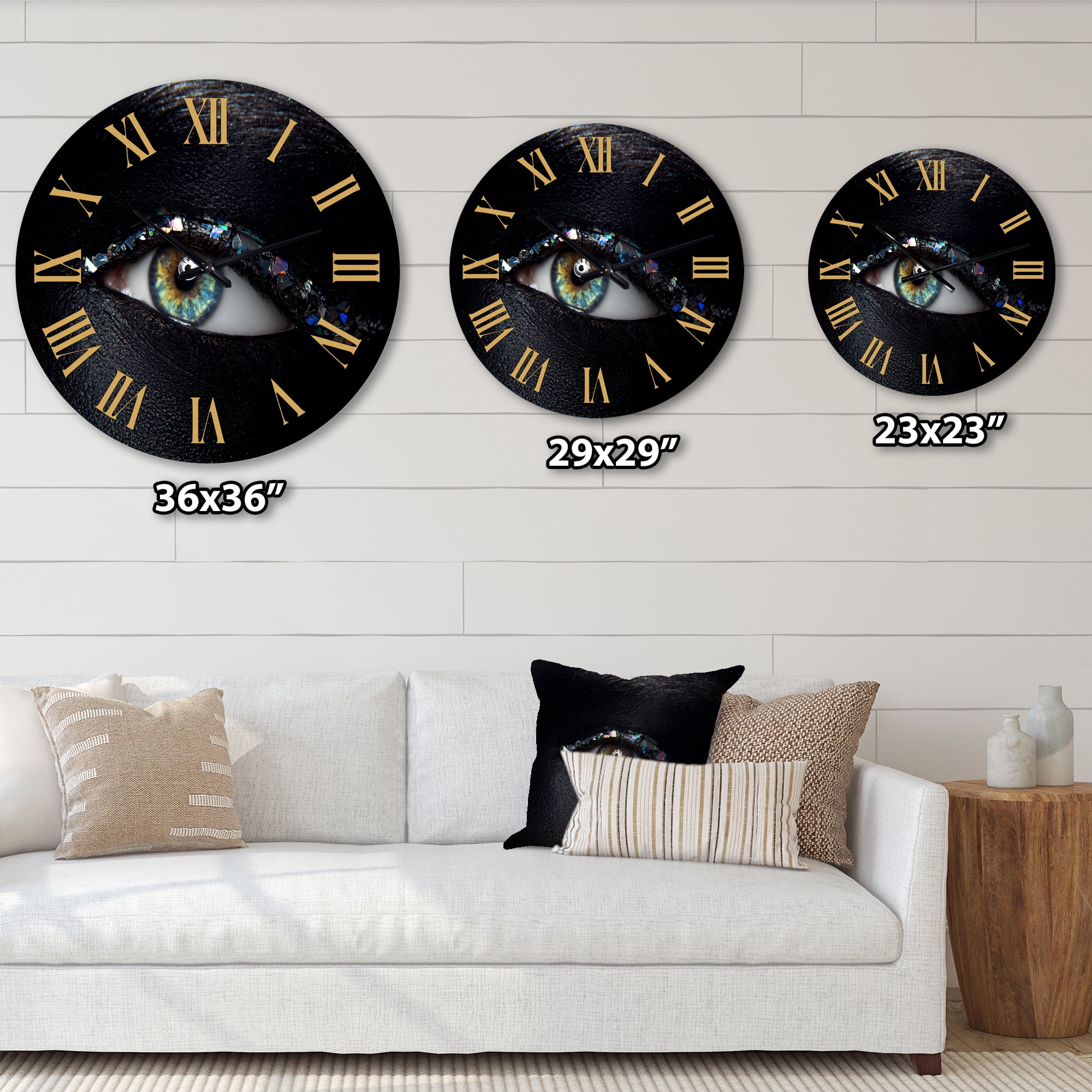 Designart 1 in Quartz Modern/Contemporary Wall Clock