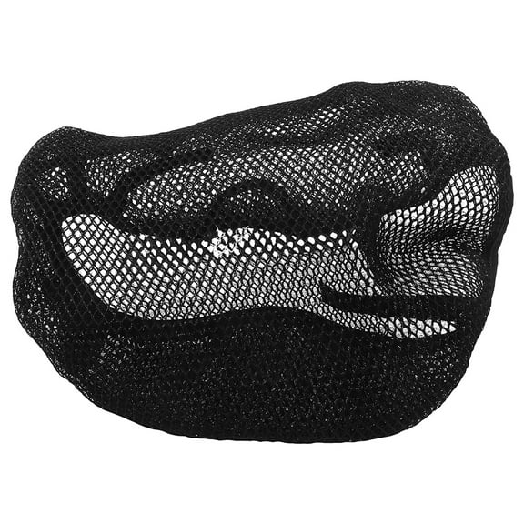 Amosfun Motorcycle Seat Cover with 3D Insulated Mesh for Ventilated Breathable Seat Protection in Black