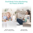 thumbnail image 6 of Dr.Care Digital Audio Baby Monitor Built-in Nightlight 1000ft Range ABM001, 6 of 7