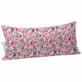 thumbnail image 2 of Spring Floral Body Pillow Covers 20"x60", Modern Watercolor Flowers Botanical Soft Brushed Microfiber Breathable Throw Pillow Covers, Pillowcase with Zipper for Couch Sofa Bedroom Living Room, 2 of 9