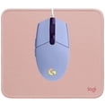 thumbnail image 1 of Kit Gamer LOGITECH Mouse G203 RGB Lila Mouse Pad Studio Series Rosa, 1 of 5