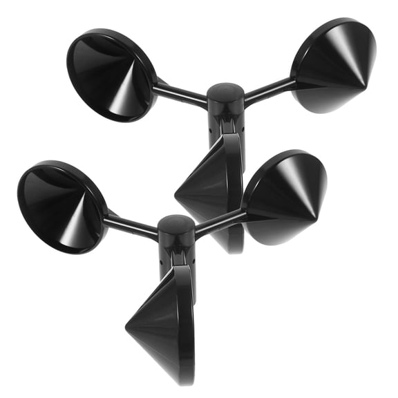 OUNONA 2-Pack Wind Cups Anemometer Sensor for Precise Wind Speed Measurement, ABS Material, Ideal for Weather Monitoring