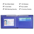 thumbnail image 4 of LOUEBICA Wallet for Men Leather RFID Blocking Bifold Stylish Wallet Minimalist Front Pocket Large Capacity, 4 of 7