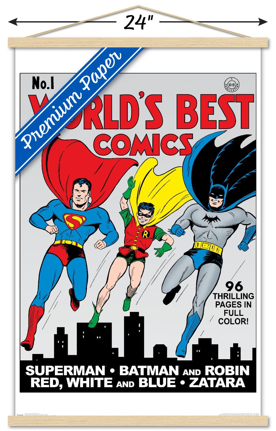 DC Comics - Batman And Robin - Worlds Best Comics - Cover 1 Wall Poster,  