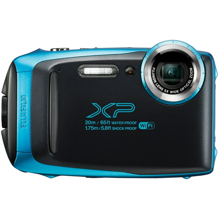 Fujifilm FinePix XP130 Waterproof Action Camera, Sky Blue Fujifilm FinePix XP130 Waterproof Action Camera, Sky Blue