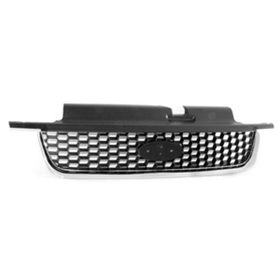 New Aftermarket Premium Fit Chrome / Black Front Grille YL8Z17B968BA fits 2003-2004 Ford Escape Limited Sport Utility 4-Door