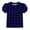 Blue, variant on Summer Big Girls Shirts Trendy Gingham Plaid Puff Short Sleeve Loose Crew Neck Cute Tops Lightly Cute Tops Breathable Daily Wear Thin Checkerboard Print Fashion Casual T Shirts for Kids