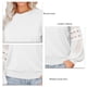 thumbnail image 5 of Jersey de manga larga para mujer, Camiseta de manga larga para mujer, Jersey de manga larga para mujer, Top con manga farol, el mejor de su clase, 5 of 5