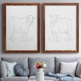thumbnail image 7 of Limousin Cattle I - Premium Framed Canvas 2 Piece Set - Ready to Hang, 7 of 7