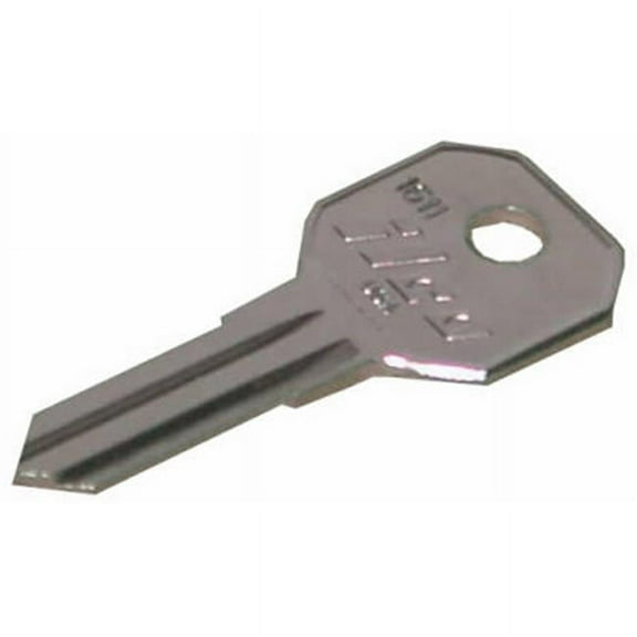 Kaba Ilco Corp. Gas Cap Key Nickel Plated Brass - Automotive Key - Pack of 10