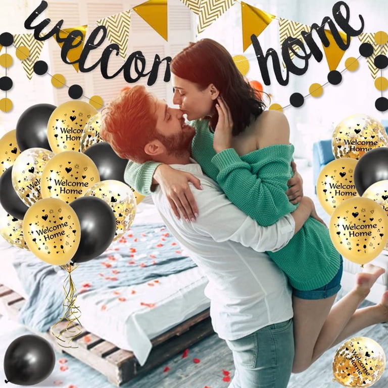 Glitter Welkom Terug Banner voor Schoolfeest en Thuis