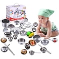 thumbnail image 4 of Fdit Boys and Girls Kitchen Toys Stainless Steel Cookware Pan Toys Set for Children, Kitchen Toys for Children, Cookware Cooking Toys Set for Children, 4 of 10