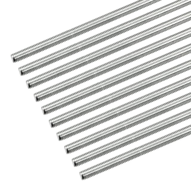 Fully Threaded Rod M5 x 350mm 0.8mm Pitch 304 Stainless Steel Right Hand 10pcs