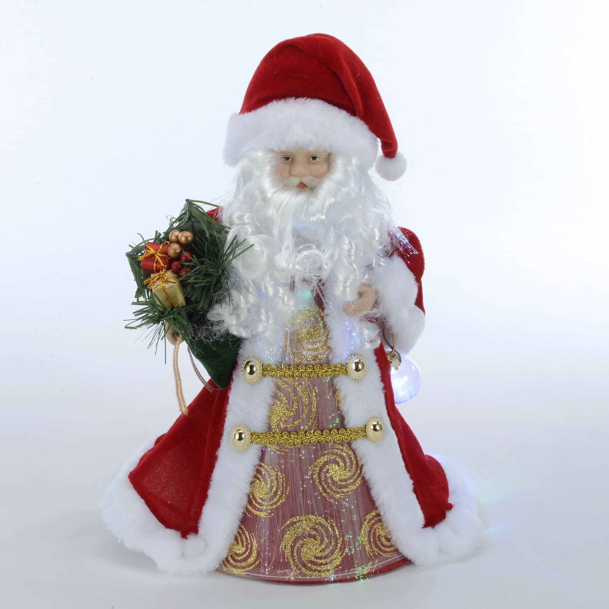 LED Santa 12 Fiber Optic Tree Topper or Table Centerpiece LED Santa 12 Fiber Optic Tree Topper or Table Centerpiece