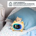 thumbnail image 5 of Reloj para niños, reloj despertador para niños, reloj para despertar para niños, reloj de entrenamiento para niños con música y luz nocturna, relojes para niños para dormitorios (perro), 5 of 5