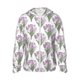 thumbnail image 2 of Lsque Tulips Flowers UPF 50+ Lightweight Sun Protection Men's Women's Long Sleeve Shirt, Hoodie Performance -X-Large, 2 of 9