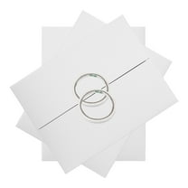 BESTOYARD 1Set White Paperboard Trifold Display Board Foldable with Tape for Advertising Displays