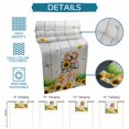 thumbnail image 6 of Cute Puppy Sunflowers Table Runner 72 Inches, Farmhouse Eucalyptus Grey Wood Bed Runner Dresser Scarves Tabletop for Indoor Outdoor Parties/Ceremony/Banquet, 14" x 72", 6 of 9
