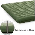 thumbnail image 5 of FYBTOF Double Inflatable Camping Sleeping Pad Waterproof Sleeping Pad Lightweight Portable Air Mattress Suitable for Tent Backpack Camping Hiking Outdoor Tent (Color : Blue, Size : 200x140x16cm)-2705, 5 of 5