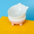 thumbnail image 6 of Elevated Cat Bowl Feeding Watering Supplies Tilted Pet Dishes with Stand Raised Cat Food Bowls Vomiting Cat Bowl for Indoor Cats 11.7cmx10.5cm pink, 6 of 7