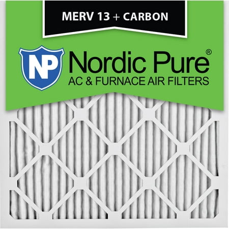 16x16x1 MERV 13 Plus Carbon AC Furnace Air Filters Qty
