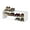 White, variant on Whitmor Wood Stackable 2-Shelf Shoe Rack - 24 Inch -White Oak