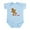 Sky Blue, variant on CafePress - Infant Bodysuit - Baby Light Bodysuit, Size Newborn - 24 Months