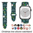 thumbnail image 4 of Christmas Band for Apple Watch Bands 40mm 41mm 45mm 44mm 42mm 38mm 49mm 
 Ultra for Women Men, Christmas Halloween Soft Silicone Sport Replacement Strap for iWatch Series 8 7 SE 6 5 4 3 2 1, 4 of 7