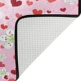 thumbnail image 5 of SKYSONIC Vintage Valentine Hearts Flowers Non-Slip Area Rug, Eiffel Tower Floral Floor Carpet Comfort Floor Mats Decor for Indoor Front Porch,Living Room, Bedroom,Kitchen,72"x48", 5 of 5