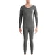 thumbnail image 2 of Conjuntos de ropa interior térmica para hombre, jersey liso informal de cuello redondo, alta elasticidad, mantiene el calor, conjuntos de ropa interior térmica para hombre, traje de poliéster, 2 of 3