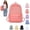 Solid Pastel Colors, variant on Solid Color School Backpack for Teen Girls & Women, Lightweight Water Resistant Laptop Bookbag, Casual Multi Pocket Daypack for Middle School, College, Daily Commute and Short Travel
