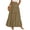 Army Green, variant on Women's Tiered Maxi Skirt Summer Spring Fashion High Waisted Long Flowy Casual Boho Beach Vacation Clothes
