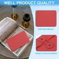 thumbnail image 3 of REGALWOVEN Kraft Paper Envelope with String Tie Closure Red 5.5x4 Inch, 3 of 8