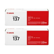 Canon Genuine 137 2-Pack Black Toner Cartridges 9435B001 (4.8K YLD total) For use with LBP151dw, MF210 Series, MF220 Series, MF230 Series, MF240 Series, D570