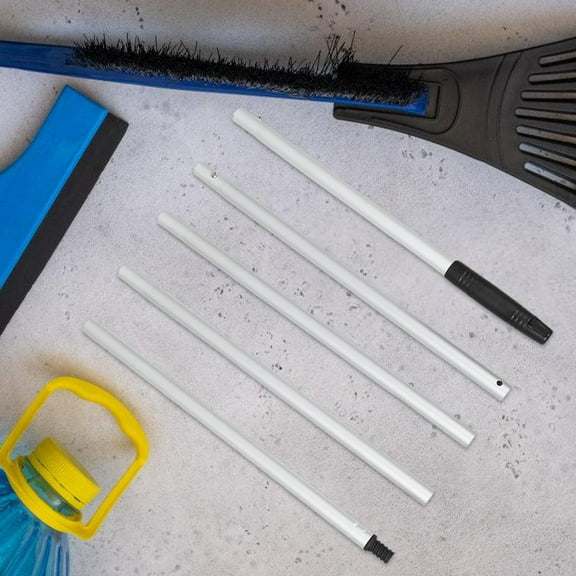 OUNONA 1 Set High Ceiling Light Bulb Changer with Telescoping Pole for Recessed Chandelier Lights in Home Kitchen Office 5 Section Pole