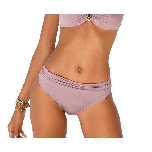 LASCANA Women's Ruched Classic Bikini Swimsuit Bottom Ruching