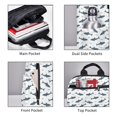thumbnail image 3 of Balery Cute Shark Mochila Ligera para Hombres y Mujeres – Resistente y Impermeable, Ideal para la Escuela, el Trabajo, los Viajes y el Uso Diario, 3 of 7