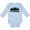 AE-Light Blue, variant on Inktastic Pittsburgh Skyline Grunge Boys or Girls Long Sleeve Baby Bodysuit