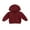 Wine Red, variant on Wassery Toddler Boys Girls Zip Up Jacket Long Sleeve Solid Color Hooded Coat 12M 18M 2T 3T 4T 5T Kids Fall Winter Warm Outerwear